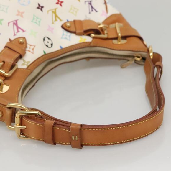 LOUIS VUITTON Monogram Multicolor Greta Hand Bag White M40195 - Picture 7 of 16